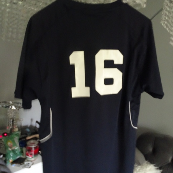 BIZ COLLECTION WINNIPEG BLUE BOMBER SHIRT KIDS SIZE 14 - Picture 2 of 2